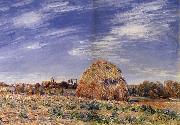 Alfred Sisley Meule sur les bords du Loing Spain oil painting artist